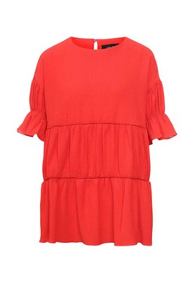 LOST INK  TEXTURED SMOCK TOP